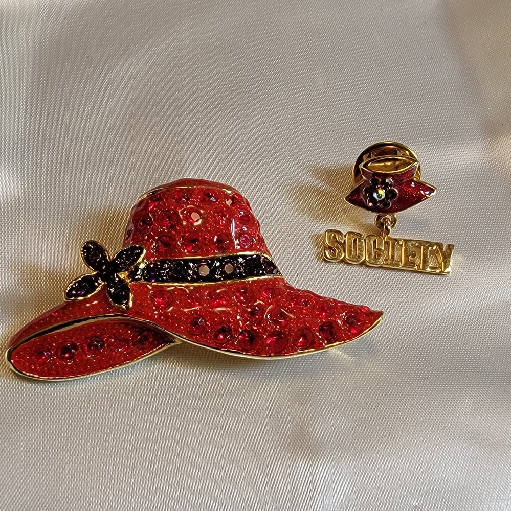 Red Hat Society Pins Brooch
